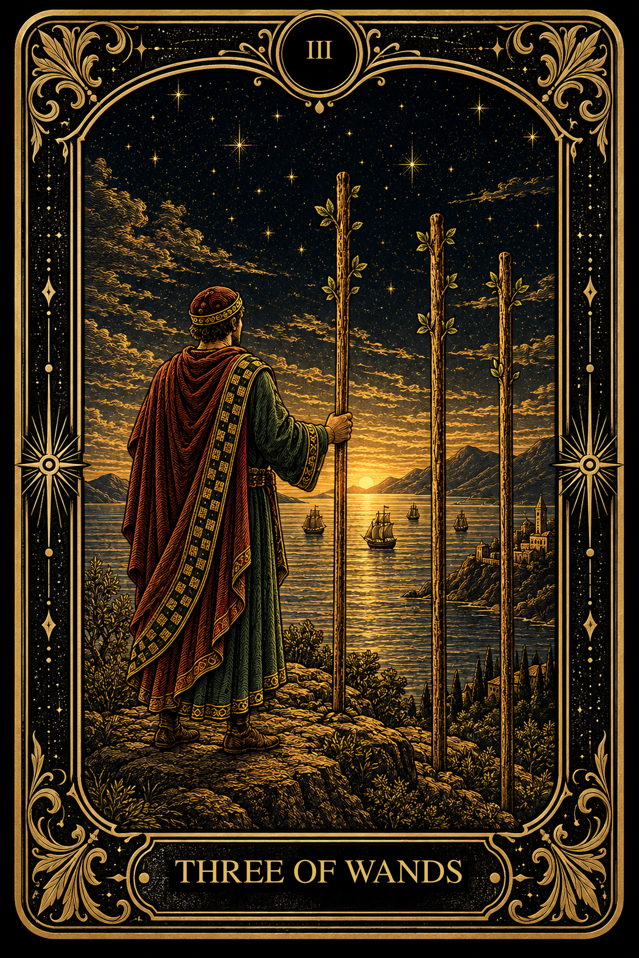 Three of Wands