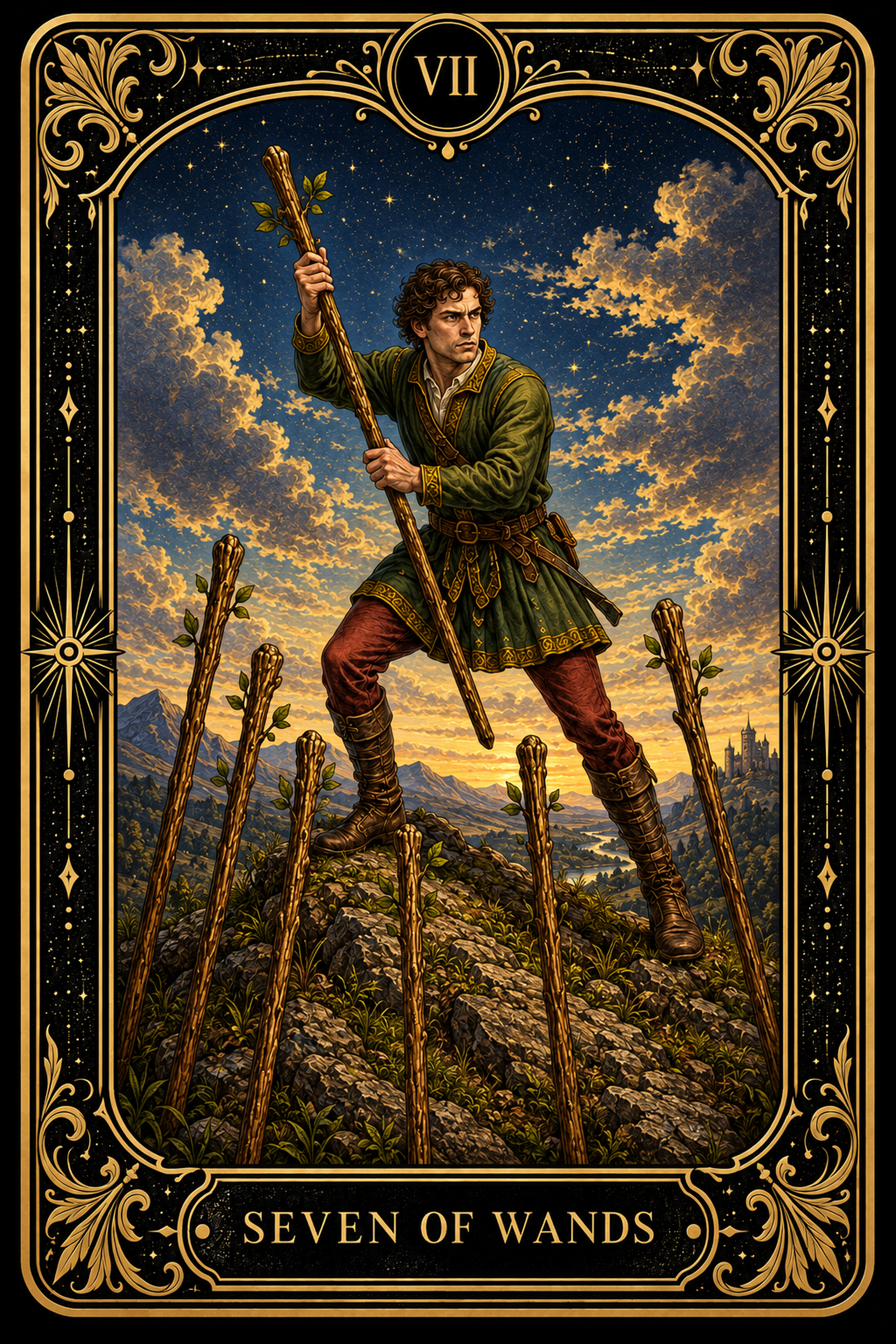 Seven of Wands