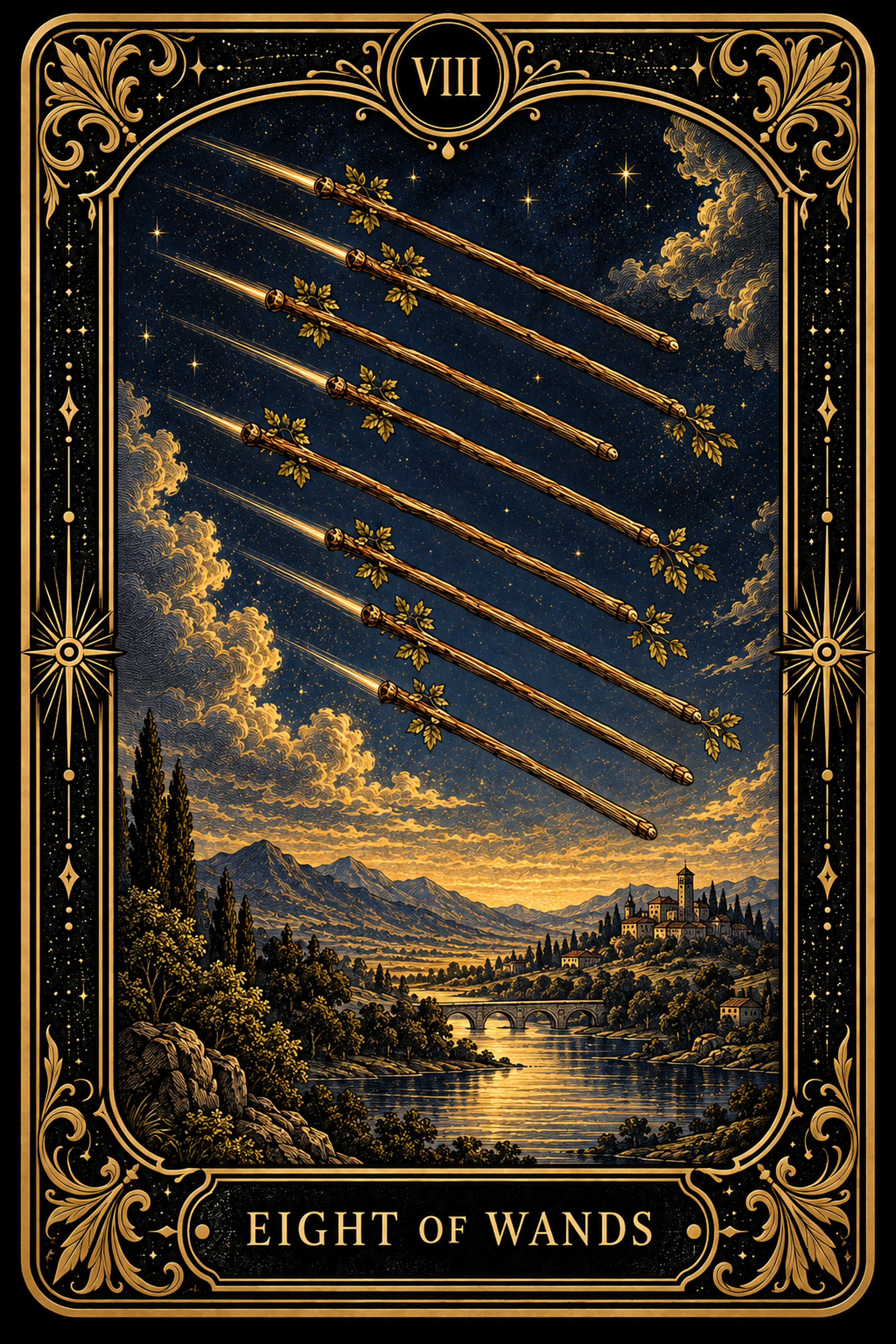Eight of Wands