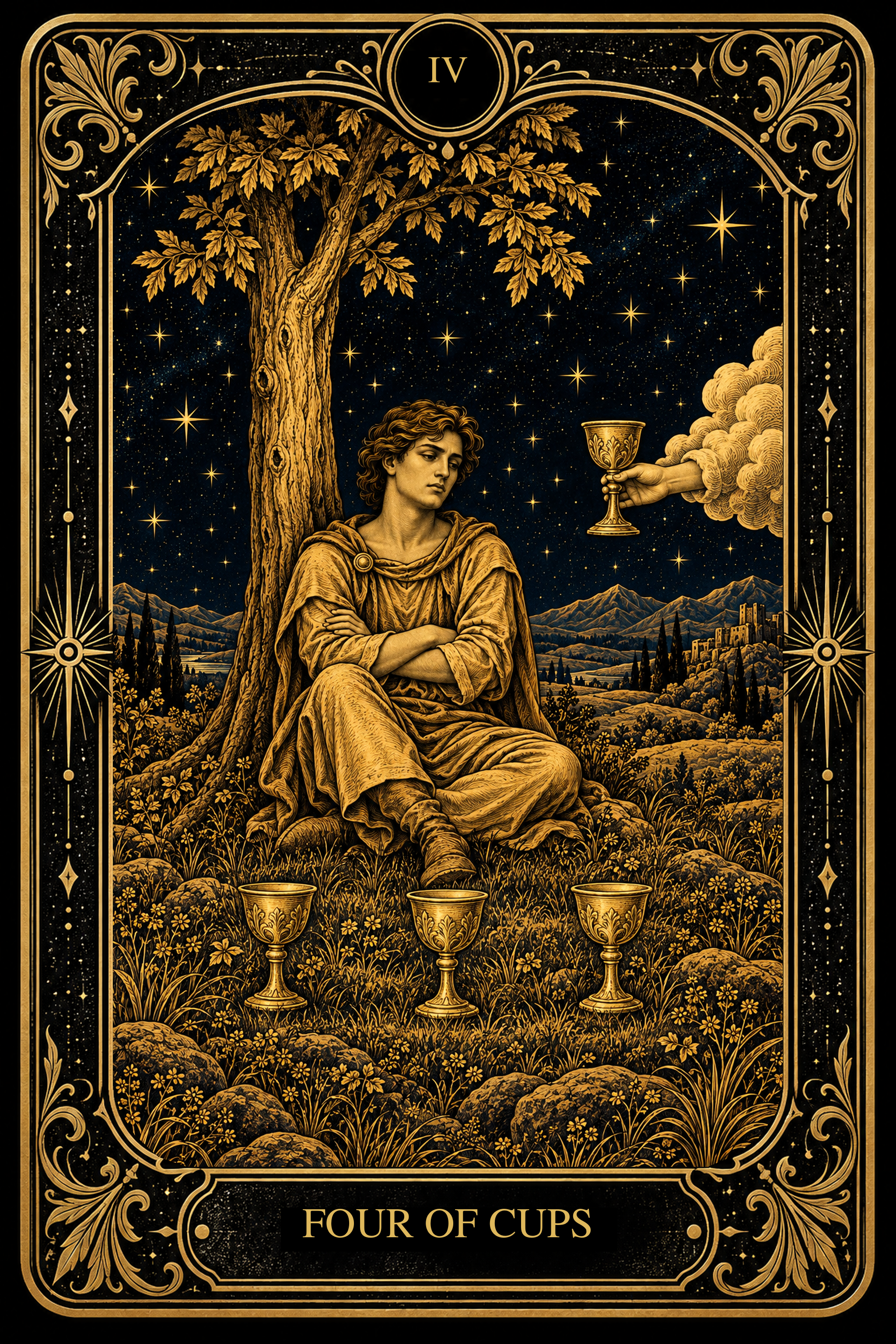 Four of Cups