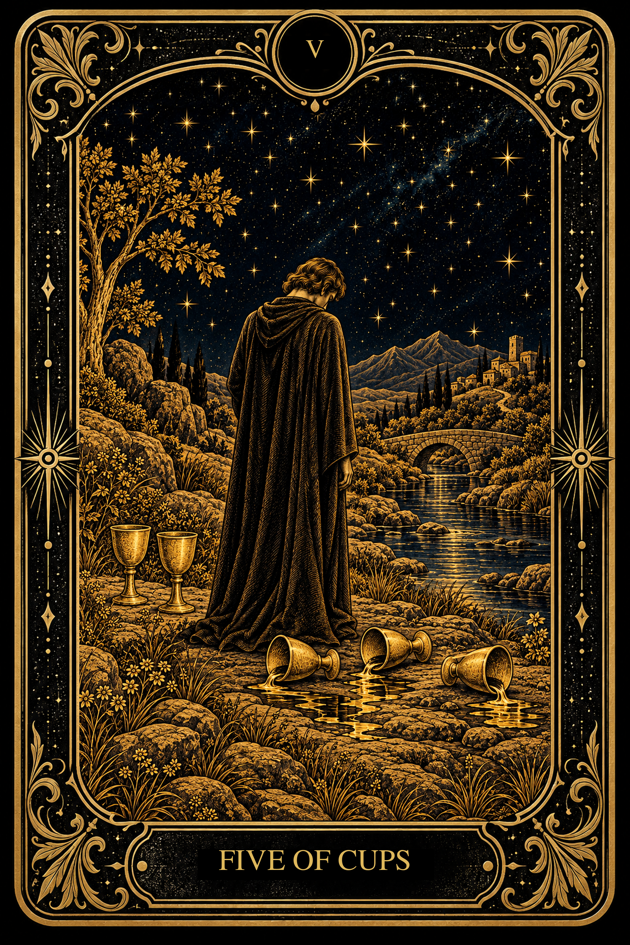Five of Cups