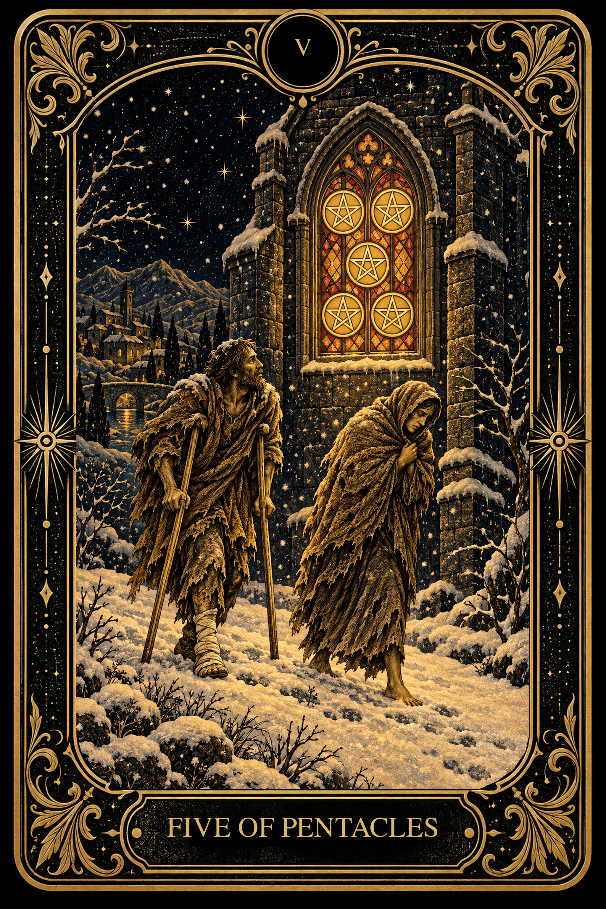 Five of Pentacles