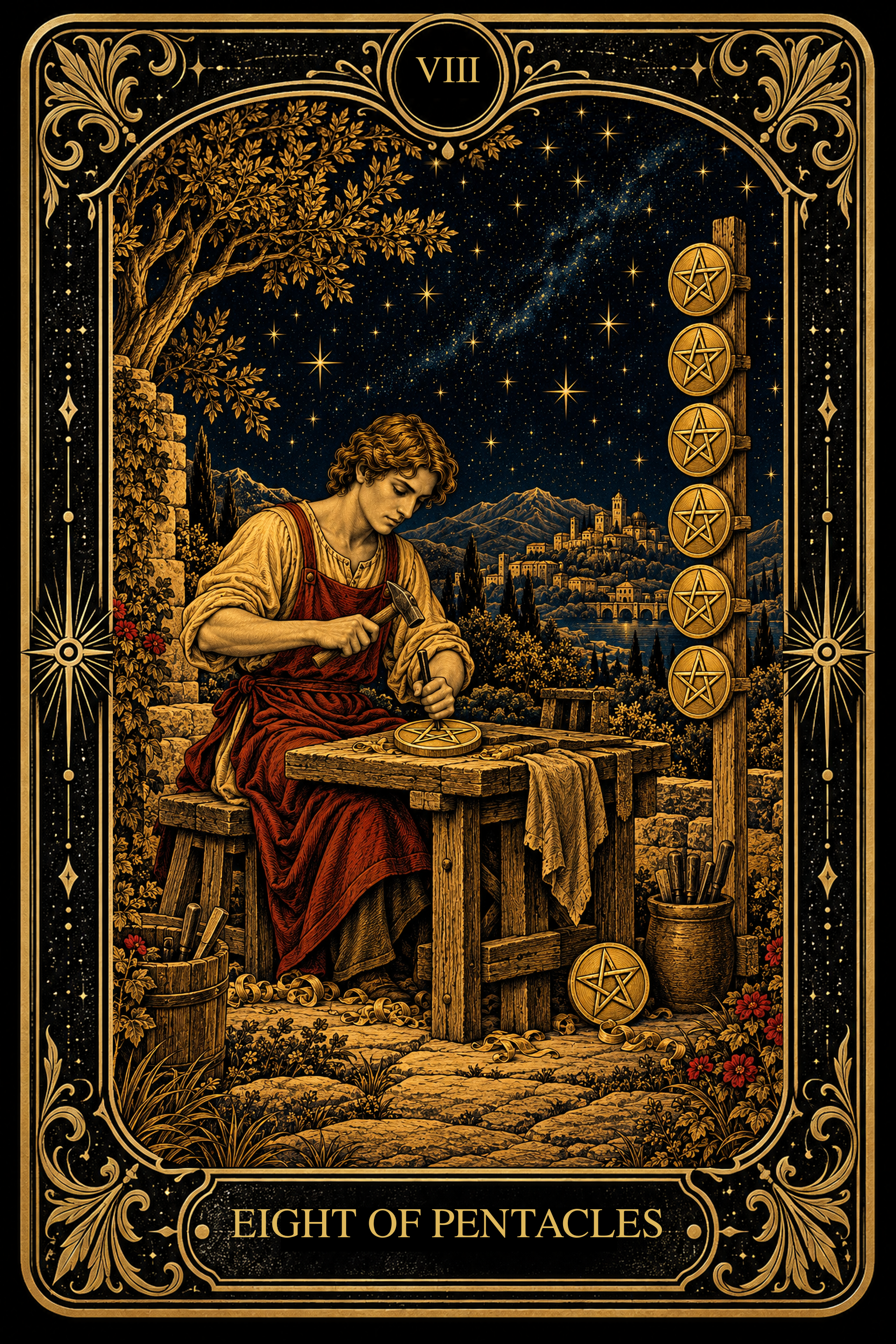 Eight of Pentacles